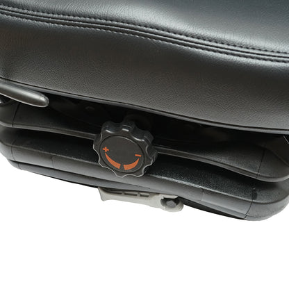 Universal adjustable seat for tractor with seat belt, armrests, and mechanical suspension 840x600mm