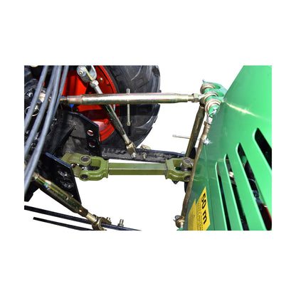 Articulated hydraulic arm mounted with 800mm choppers for hedge trimming