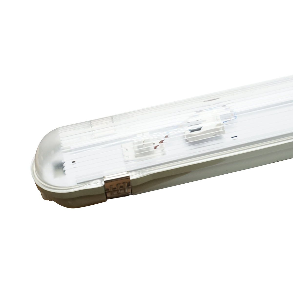 LED fluorescent tube light fixture 1x58W, 220V, 1560x80x90mm IP65 Breckner Germany