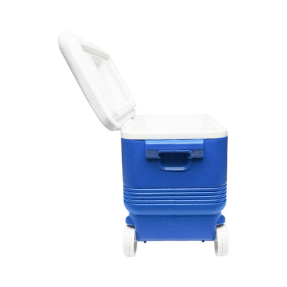 45L blue picnic freezer with wheels 610x330x440mm Breckner Germany