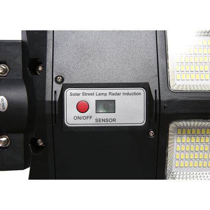 300W LED lamp with solar panel street lighting, 6500K, IP65 Breckner Germany