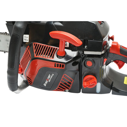 Chainsaw, 2-stroke, 52cc, 3HP, 8500rpm with a 16 inch (40cm) blade Breckner Germany
