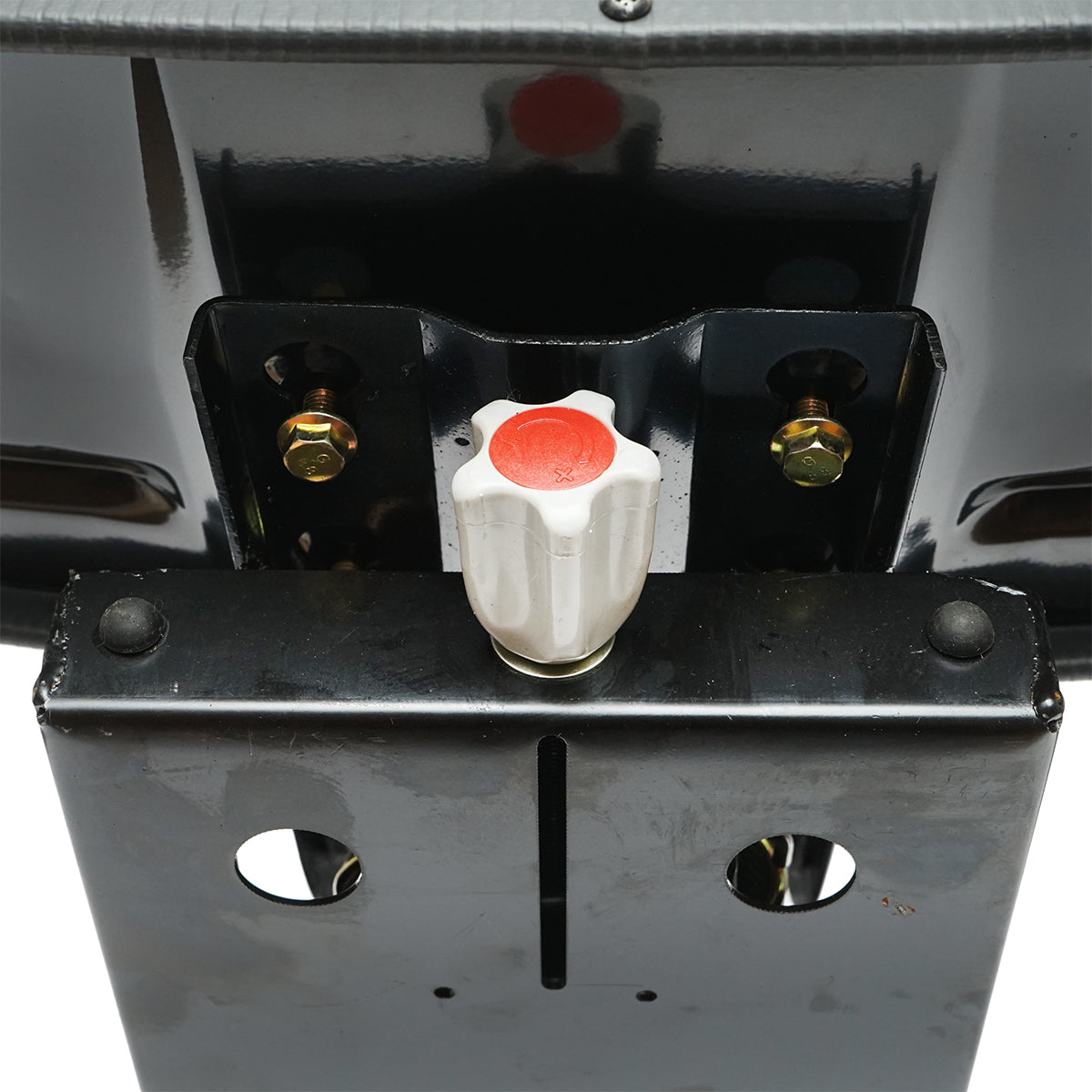 Black tractor seat with triple adjustment and shock absorber for UTB U-445 and U-650