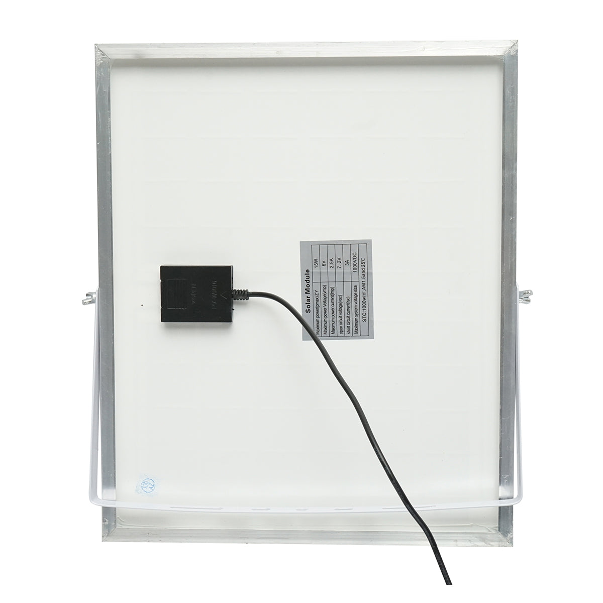 100W LED projector with 15W solar panel, 1800mAh battery, and remote control IP67 Breckner Germany