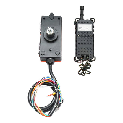 Wireless industrial remote control with 6 commands DC 12V/24V and water protection Breckner Germany