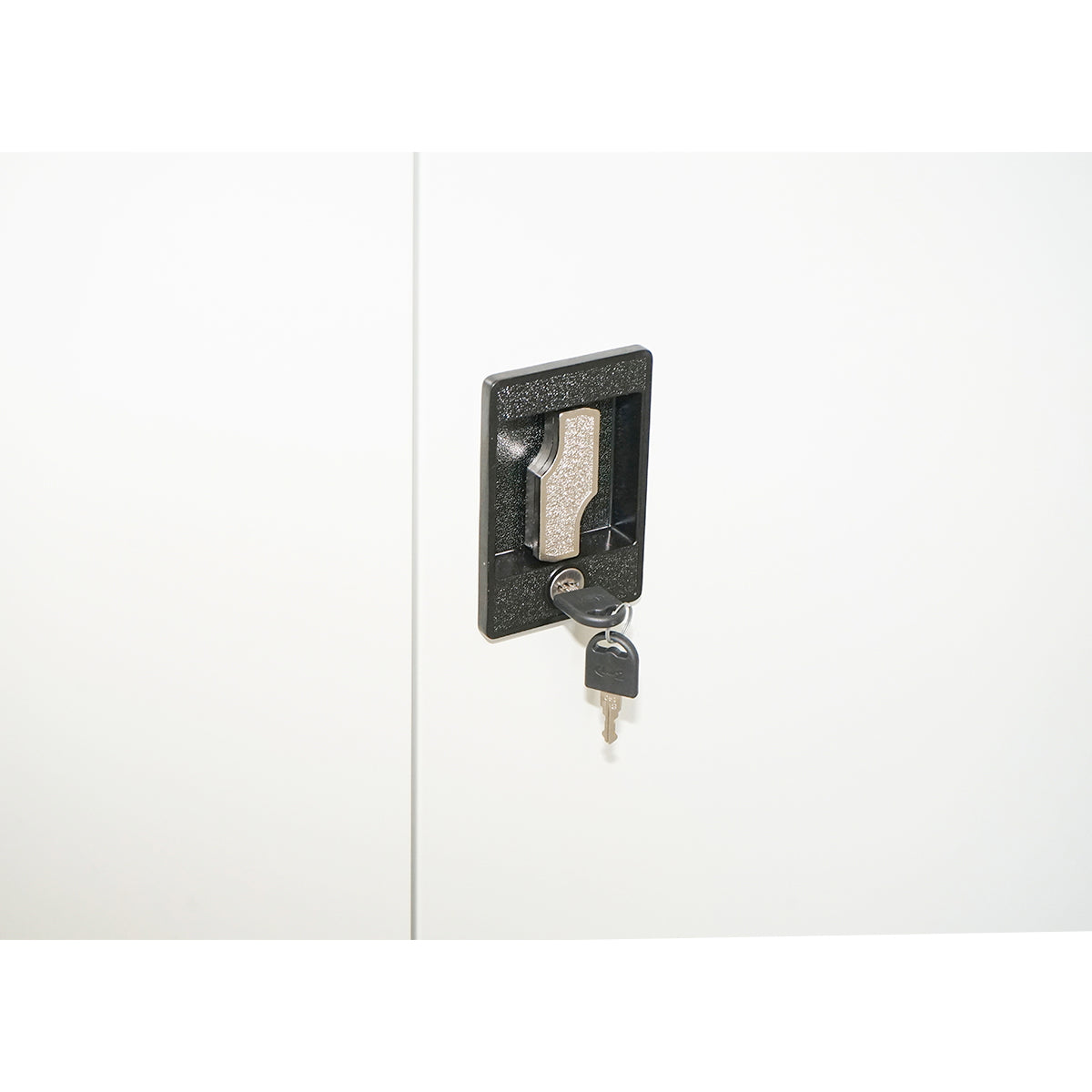 Metal storage cabinet 1800x900x400mm with 2 secure doors, 4 shelves, gray Breckner Germany