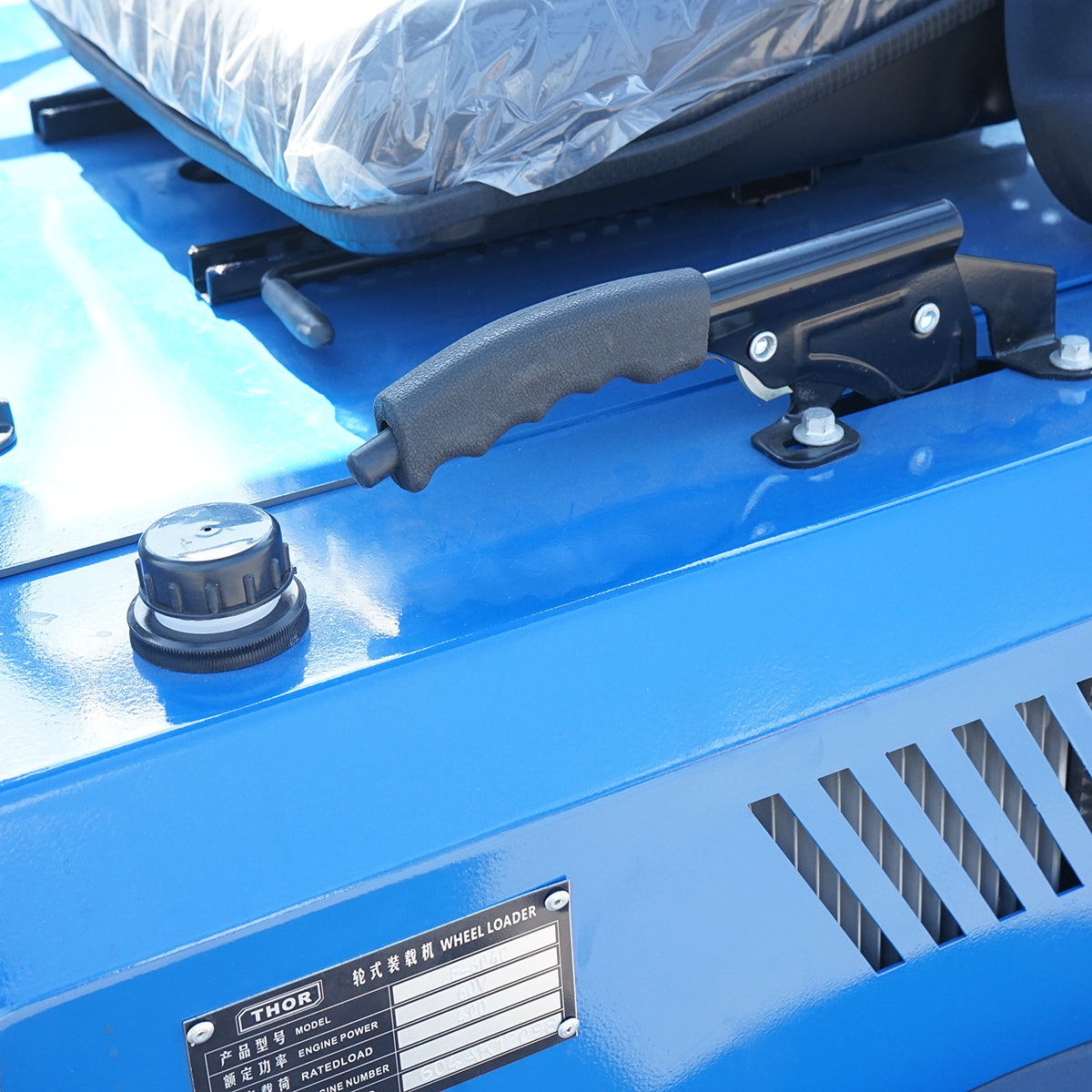 Electric front loader, WOLA 0.4T, 60V, bucket 0.2m3