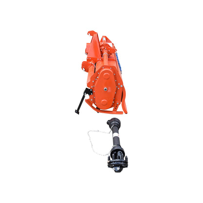 TS81 tiller with 3-point attachment, includes a cardan, required power 55-75 HP, working width 2m, depth 12-16cm with 54 Baisan blades.