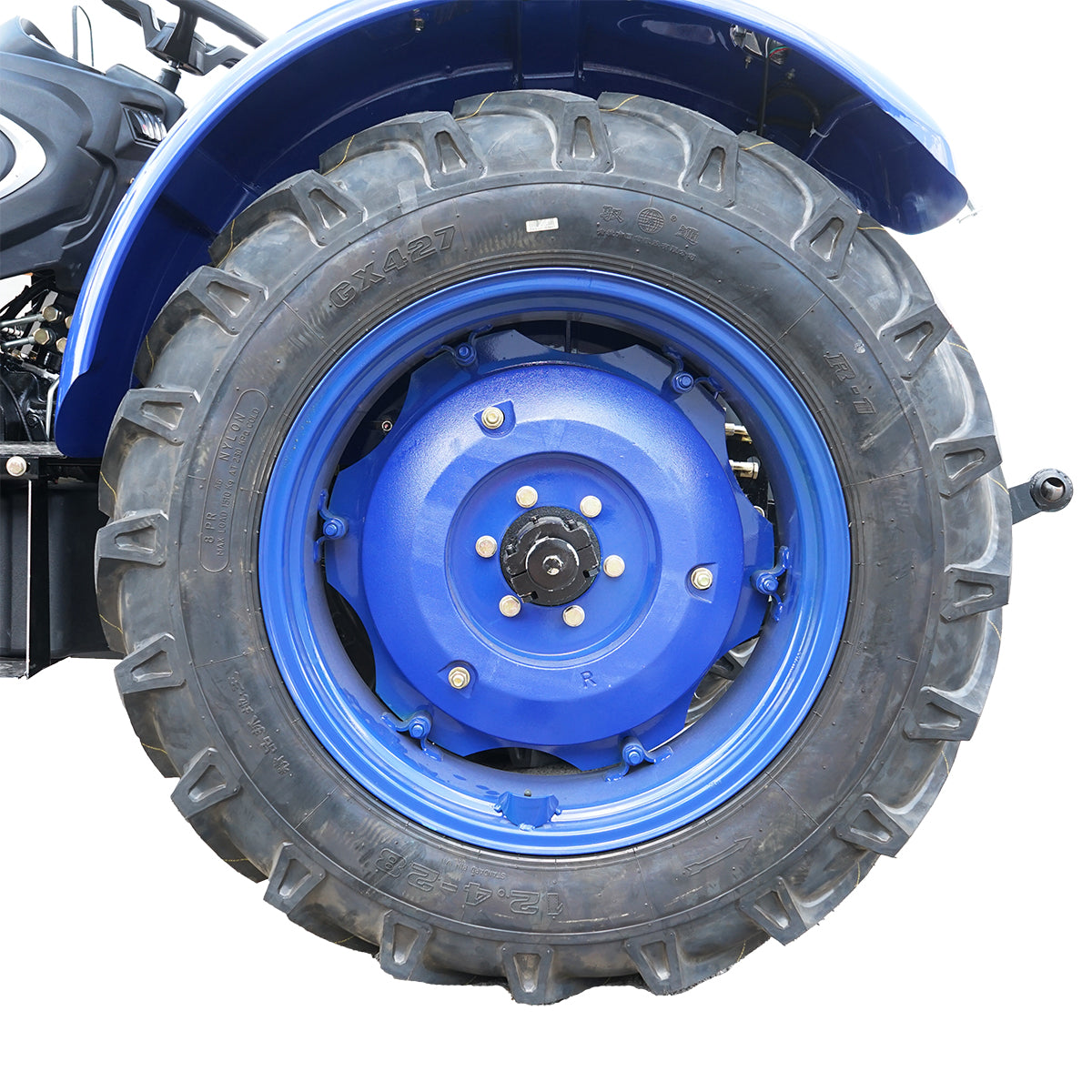 KONIG 604 tractor, 4x4, 60HP, with sunshade, wheels 8.3-16/12.4-28