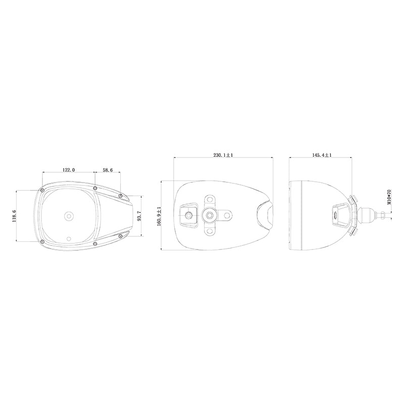 Set of headlights with right and left signaling 12V Breckner Germany