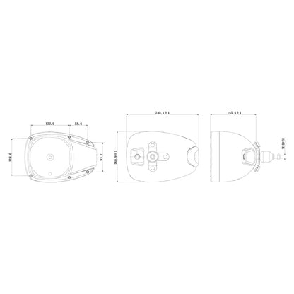 Set of headlights with right and left signaling 12V Breckner Germany