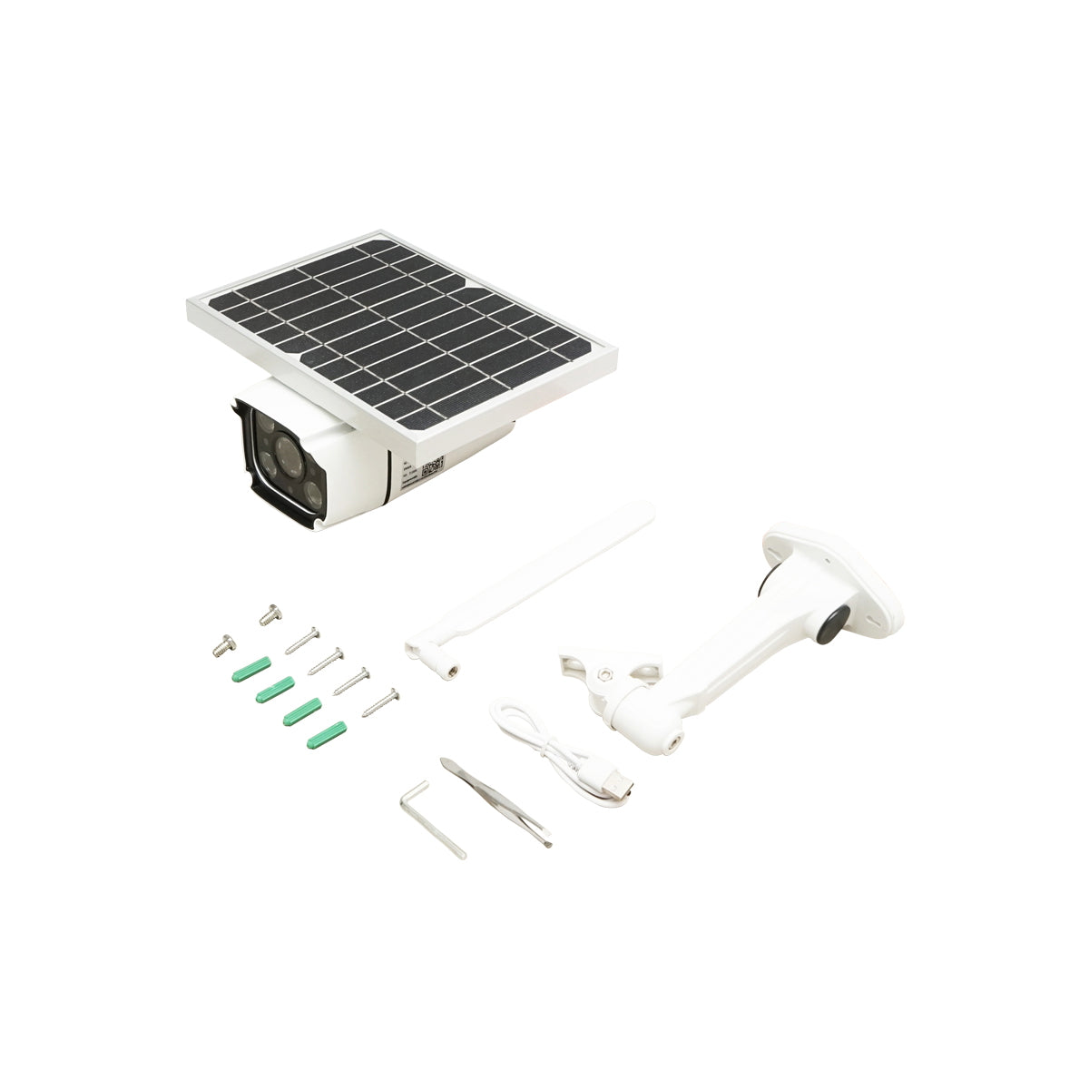 4G surveillance camera with solar panel designed for areas without electricity (farms, cabins, fishing places)