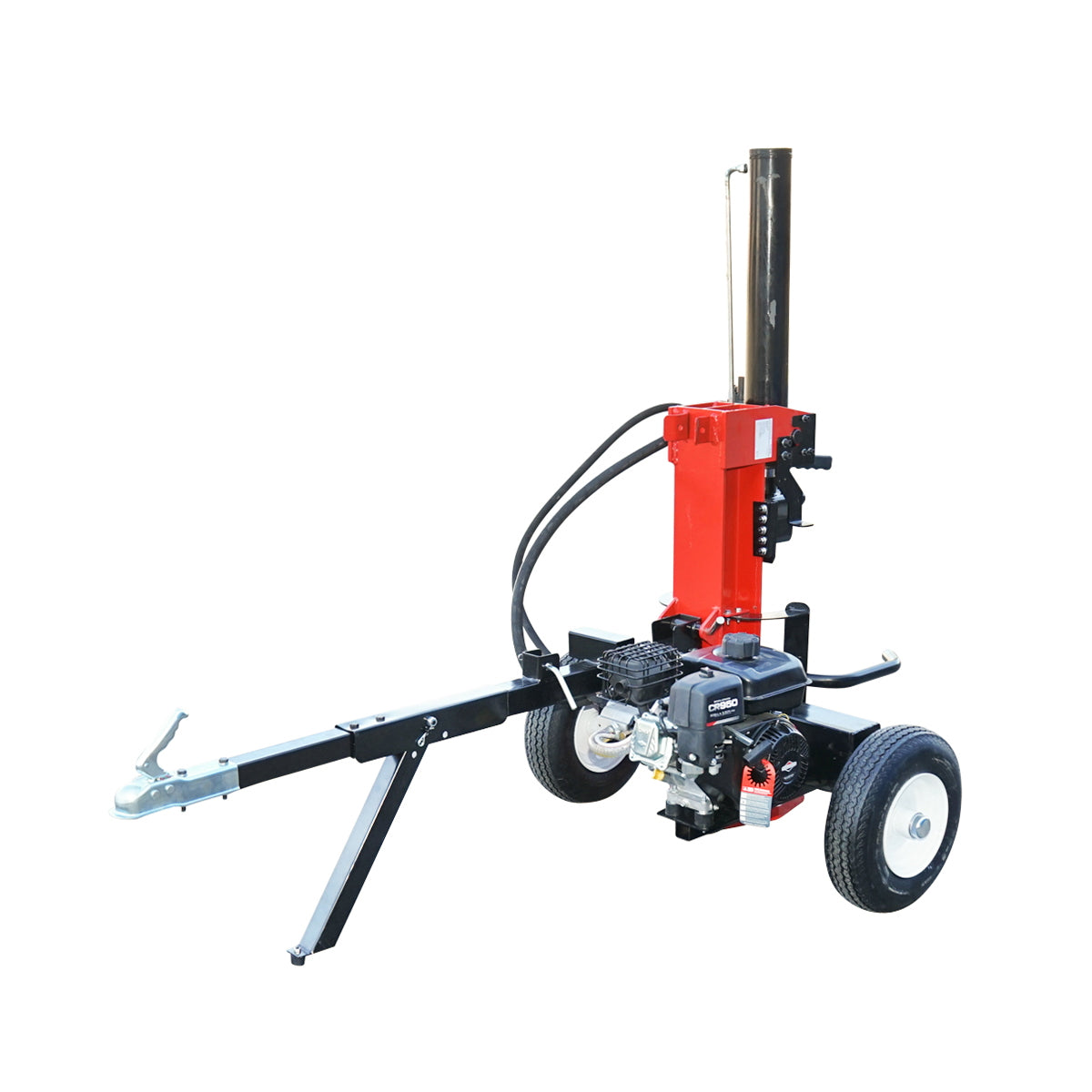 Vertical wood splitter with 208CC gasoline engine, splitting power 22T, log 610x400mm Breckner Germany