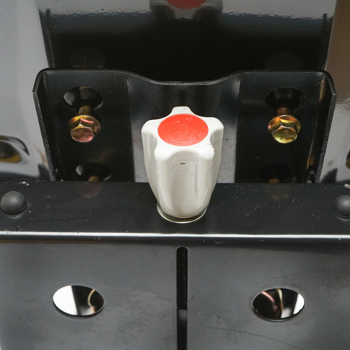 Yellow tractor seat with triple adjustment and shock absorber for UTB U-445 and U-650