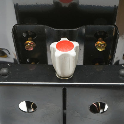 Yellow tractor seat with triple adjustment and shock absorber for UTB U-445 and U-650