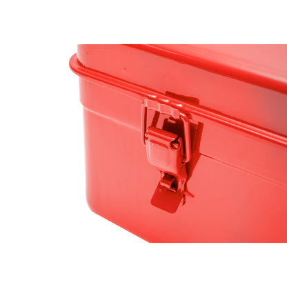 Red metal tool box 540x210x190mm Breckner Germany