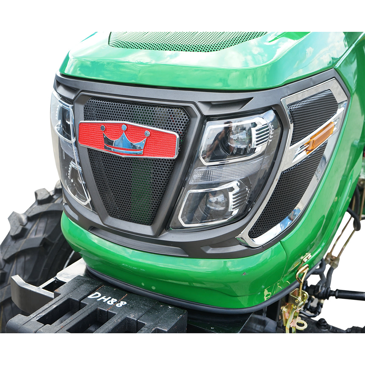 60HP Hanwo E3 tractor with cab, Xinchai III engine with wheels 8.3-20/12.4-28 Konig Traktoren 604