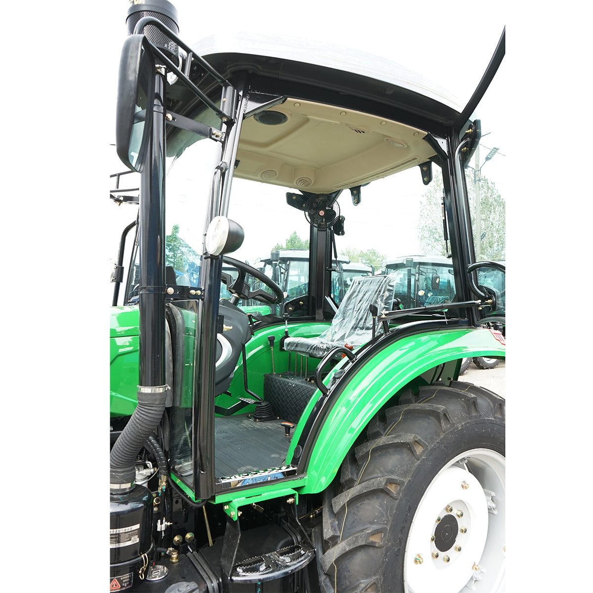 50HP Hanwo E2 cabin tractor, Xinchai II engine with wheels 8.3-20/12.4-28 Konig Traktoren 504