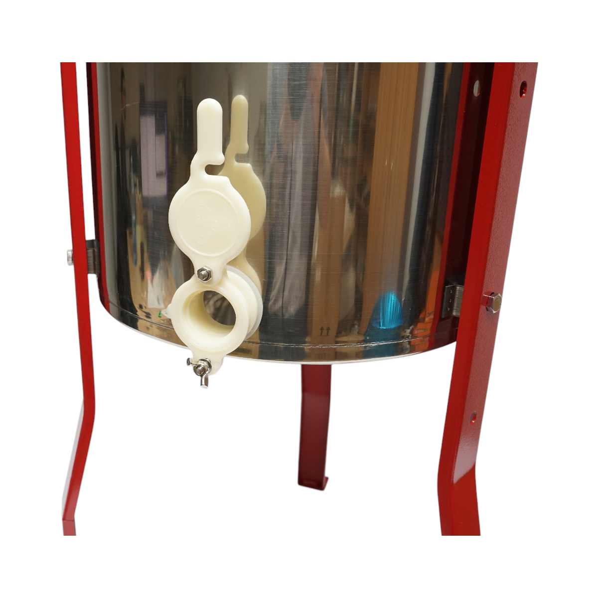 Manual beekeeping centrifuge, stainless steel honey extractor with 3 frames