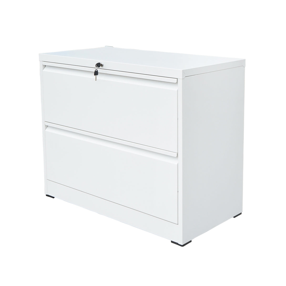 Classifier, metal filing cabinet with 2 drawers 740X462X620mm, RAL7035 Breckner Germany
