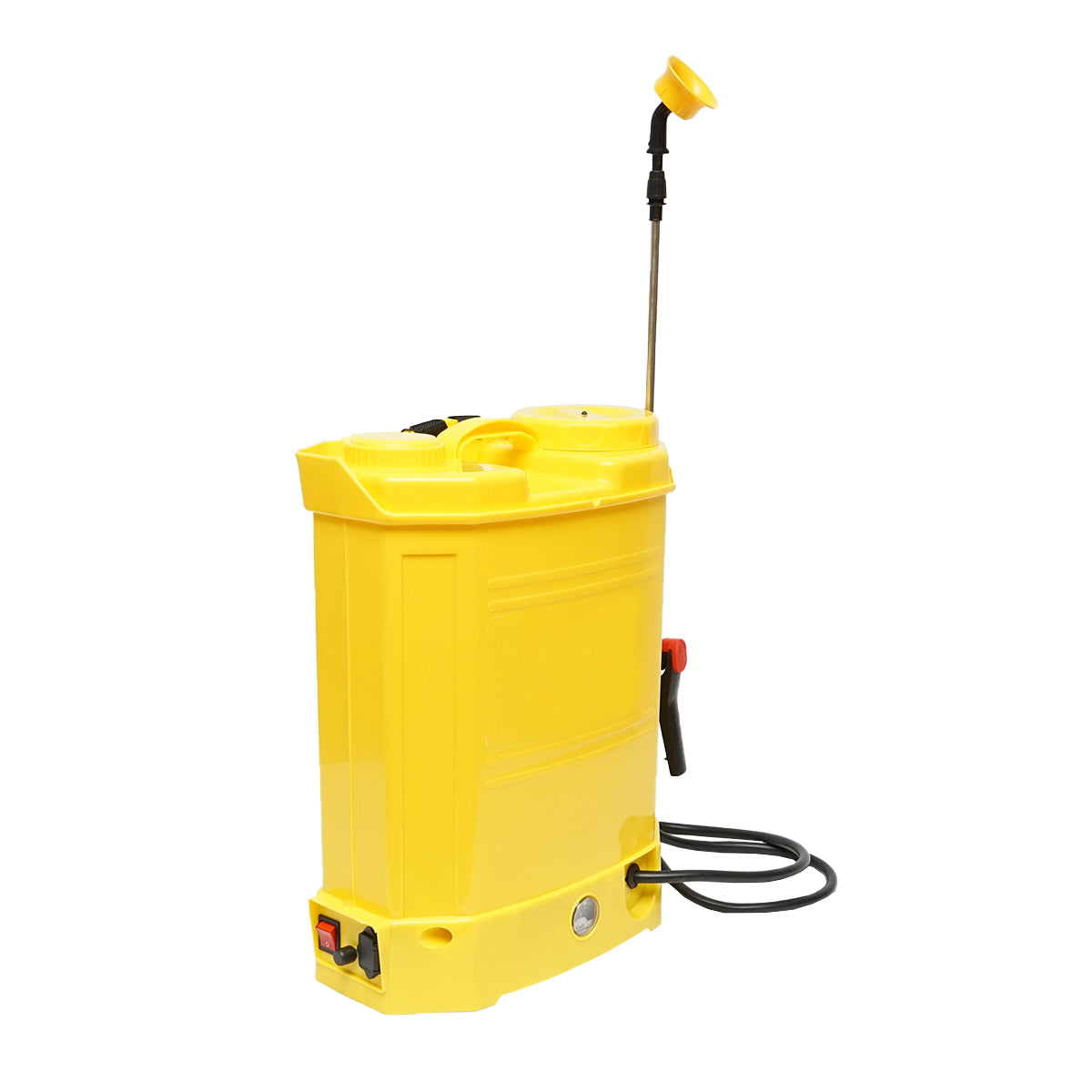 Electric spraying pump with 3 nozzles, 16L tank, 12V/8Ah battery, flow rate 3.1 l/min