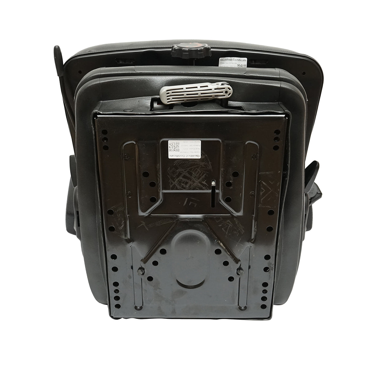 Universal adjustable seat for tractor with seat belt, armrests, and mechanical suspension 830x610mm