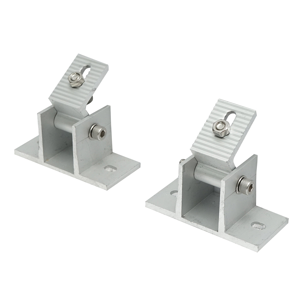 Adjustable supports for mounting photovoltaic solar panels with adjustable angle Breckner Germany