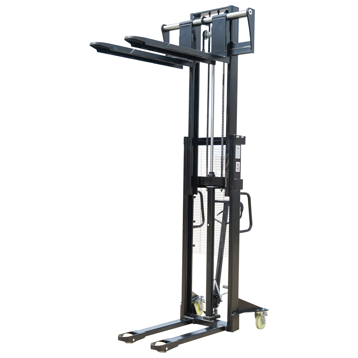 Manual pallet jack with a maximum load of 1.5T, lift height 2500mm, forks 1150mm Breckner Germany