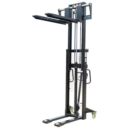Manual pallet jack with a maximum load of 1.5T, lift height 2500mm, forks 1150mm Breckner Germany