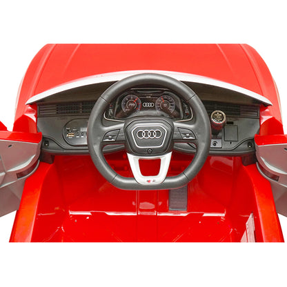 6V/7Ah battery electric car with remote control for kids JJ2066 Audi Q8 red