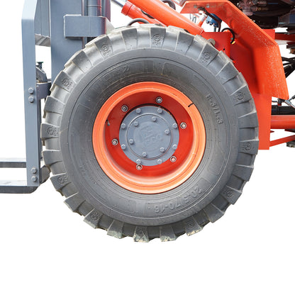 3.5T diesel forklift for rough terrain, 3M, 40KW, off road with 20.5/70-16 wheels