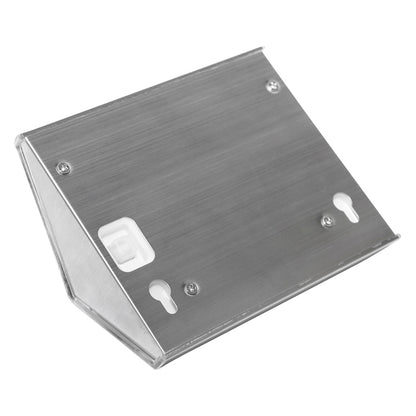 LED lamp 3x0.06W for stairs and fences with 4W solar panel, 3.2V battery and satin stainless steel housing Breckner Germany
