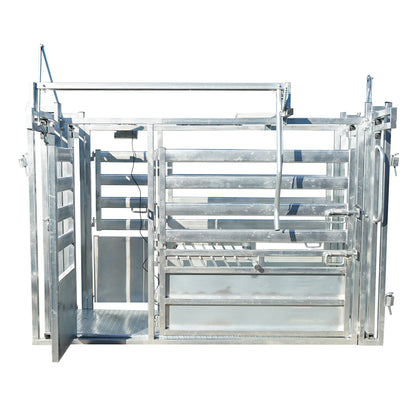 Contention stand, immobilization device for cattle with scale