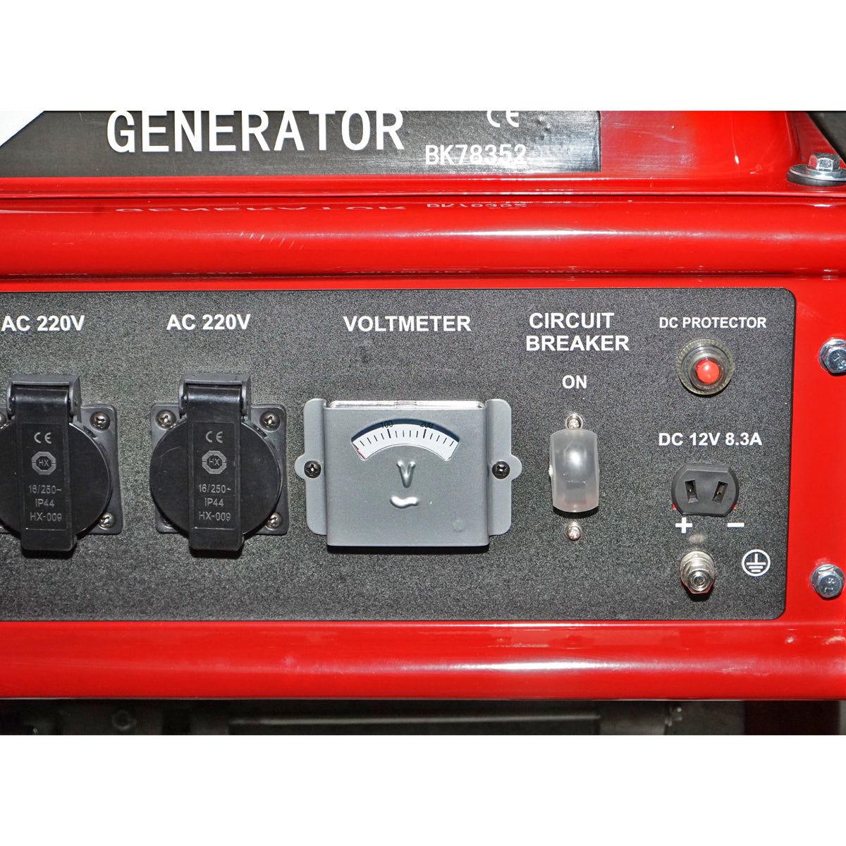 Gasoline electric generator 220V 7.5KW 50Hz, 17HP manual start Breckner Germany