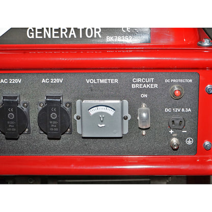 Gasoline electric generator 220V 7.5KW 50Hz, 17HP manual start Breckner Germany