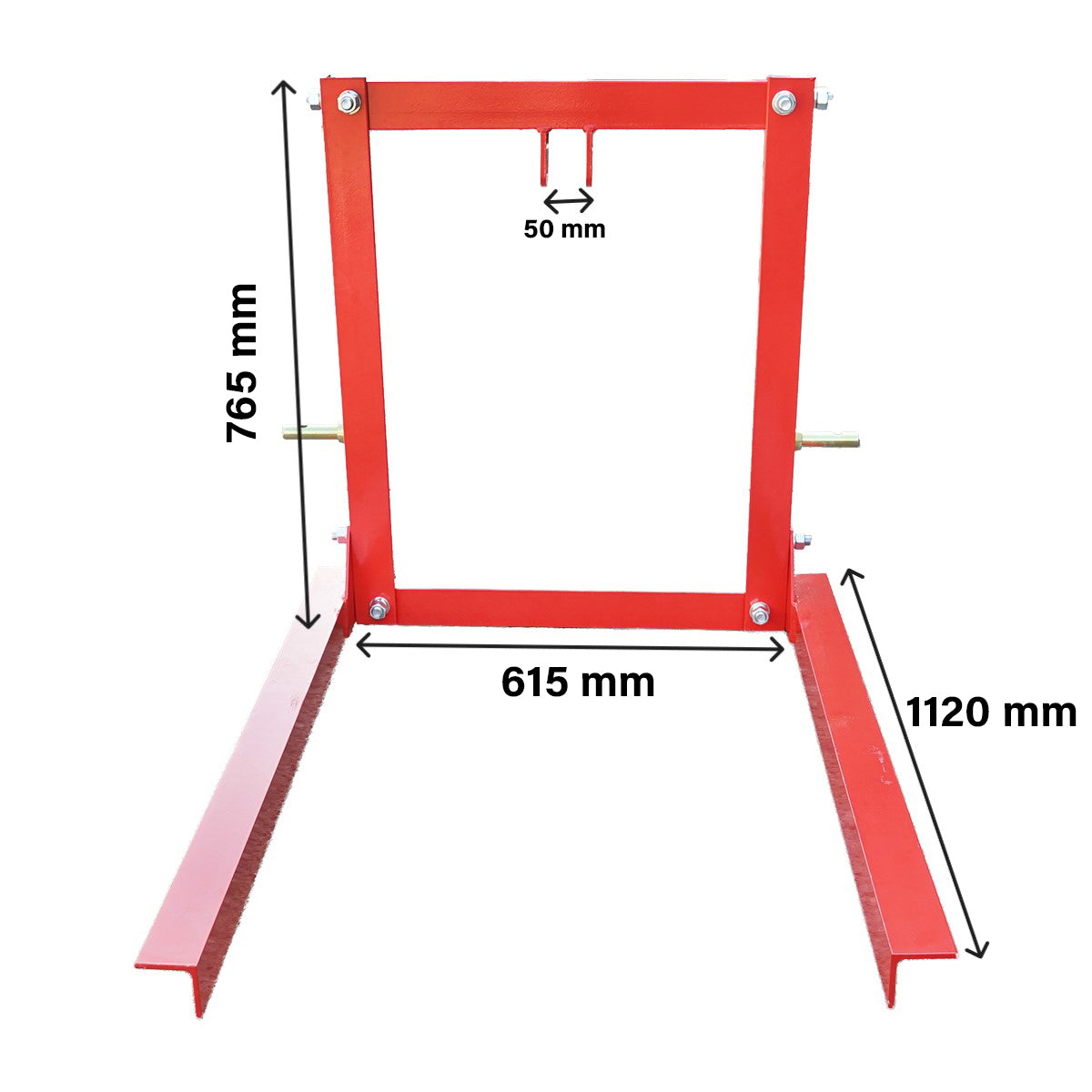 Fork transport for tractor, 3-point attachment 1120x765x615mm