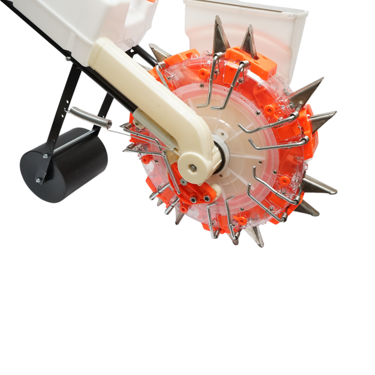Manual sowing machine with 7 teeth, sowing depth 8cm, seed tank 4L, fertilization box 12L THOR