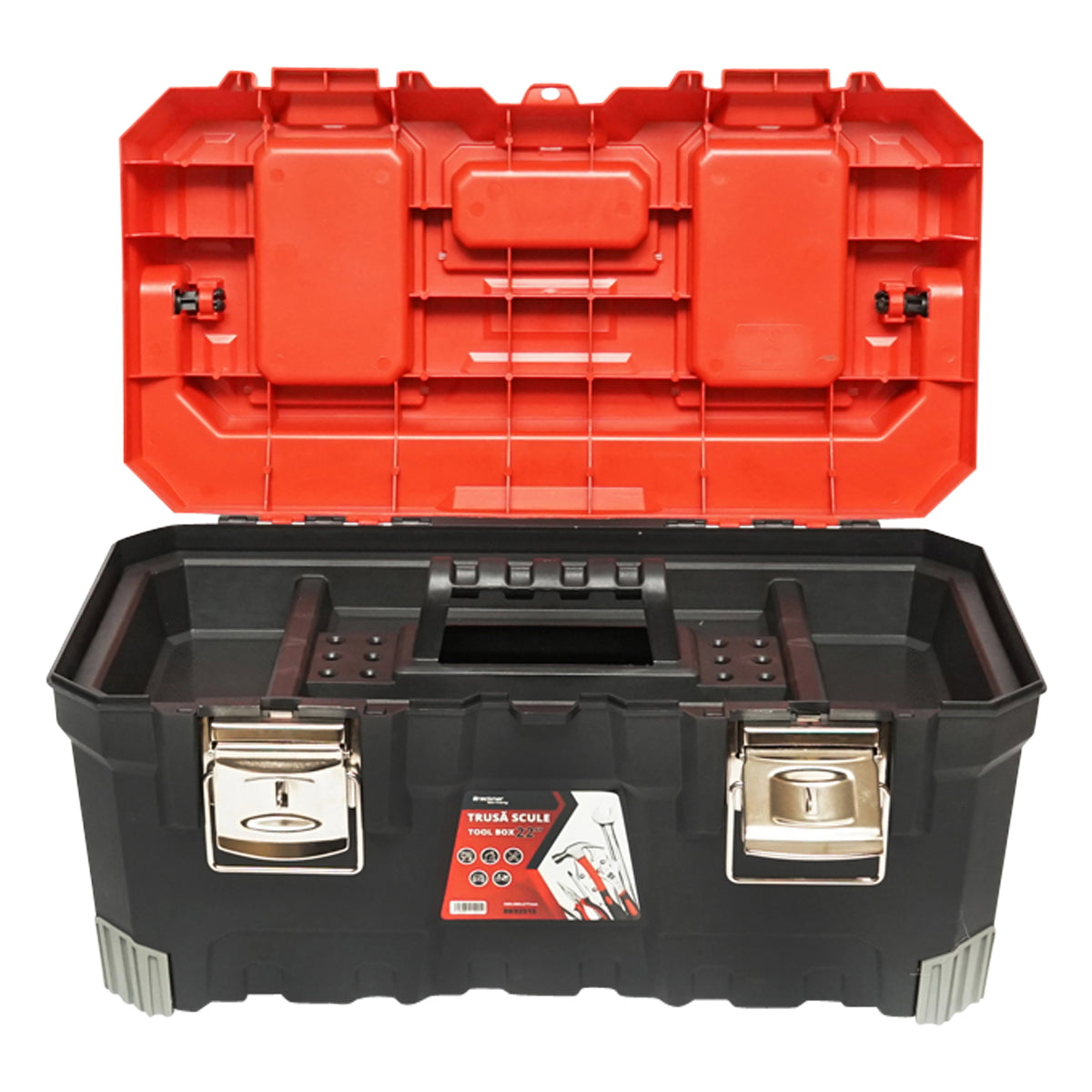 Professional tool box with aluminum handle 560x300x277mm Breckner Germany