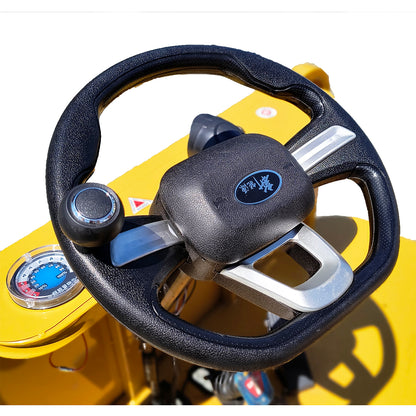 Electric cart platform with bench and shutters for cargo transport 1200W, 60V, 2.5x1.25m maximum load 1000Kg THOR