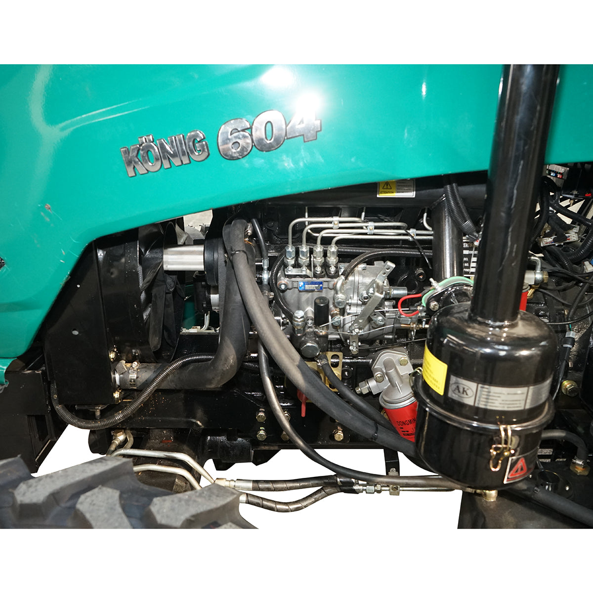 60HP cabin tractor with wheels 8.3-20/12.4-28 Konig 604