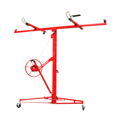 Device for lifting (crane) plasterboard sheets, OSB, MDF, particleboard, lift height 4.57m Breckner Germany
