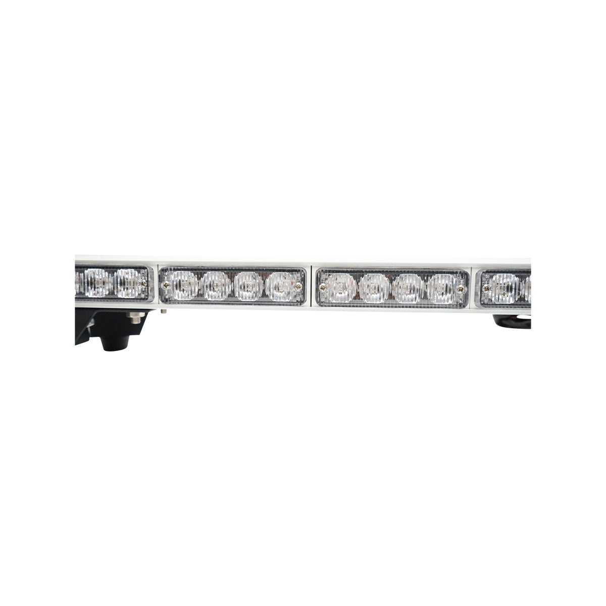 12V lighted beacon ramp with 26 yellow light modules 1440x143x43mm Breckner Germany