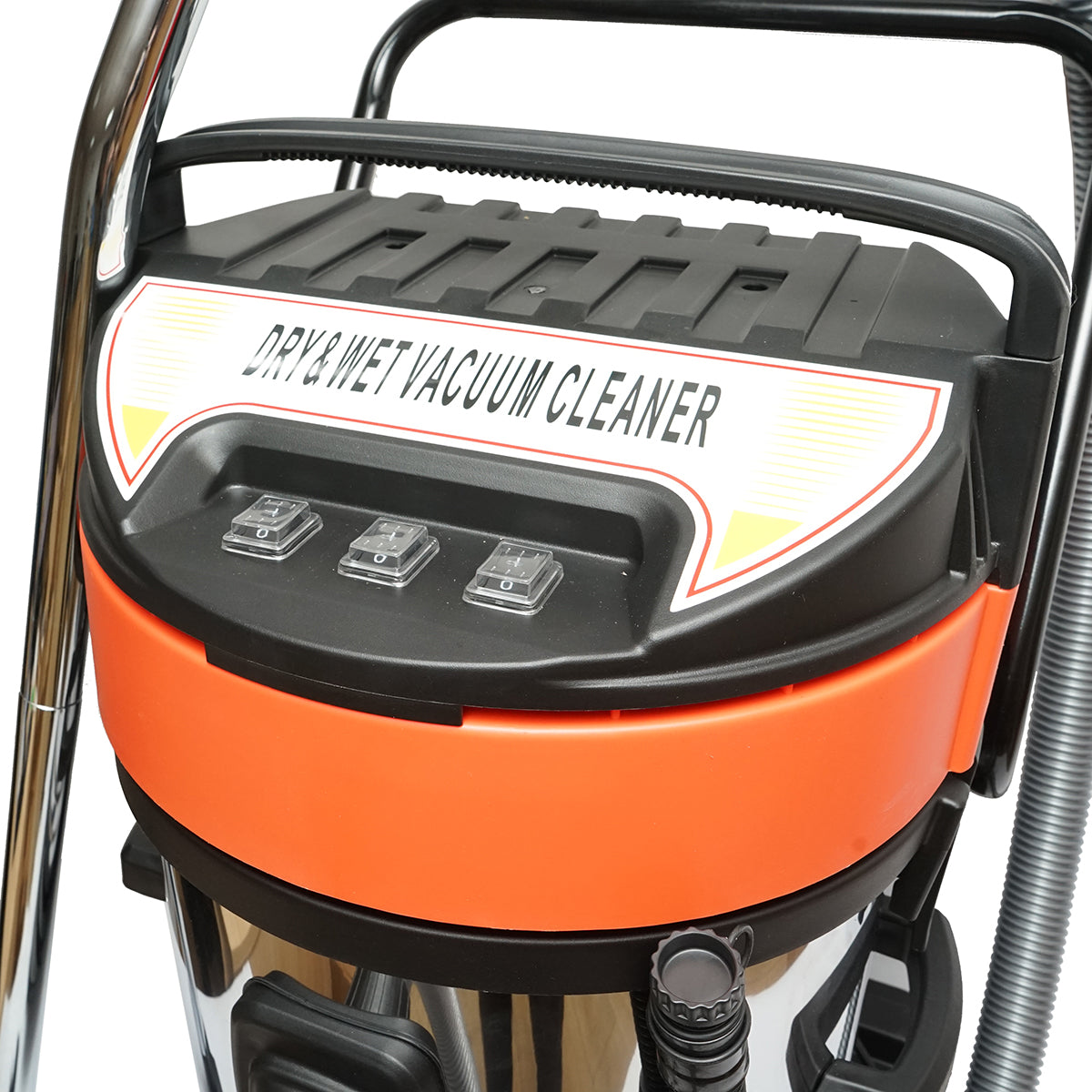 Professional industrial dry/wet vacuum cleaner 3000W, 220V, volume 70L stainless steel body Breckner Germany