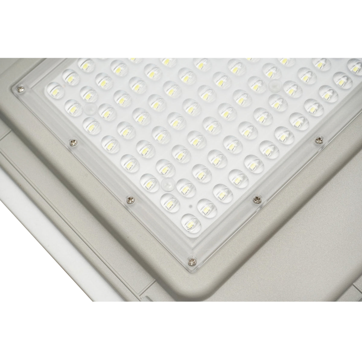 LED solar street light 180W, 6500K, IP65 with solar panel, motion sensor and pole mounting Breckner Germany