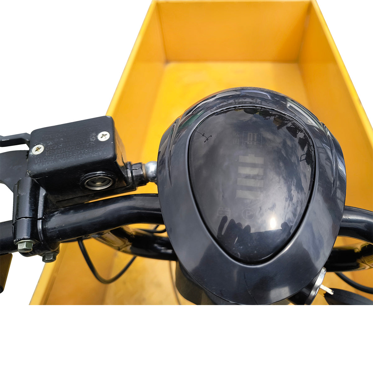 Electric platform trolley with shutters for transporting goods 800W, 48V, 1.5x0.8m maximum load 800Kg THOR