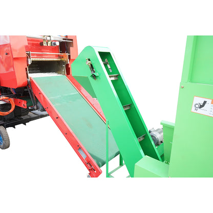 Electric wrapping and baling press 380V with foil 330mm and net 720mm