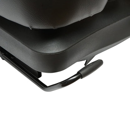 Universal adjustable seat for tractor with seat belt and armrests 610x390mm