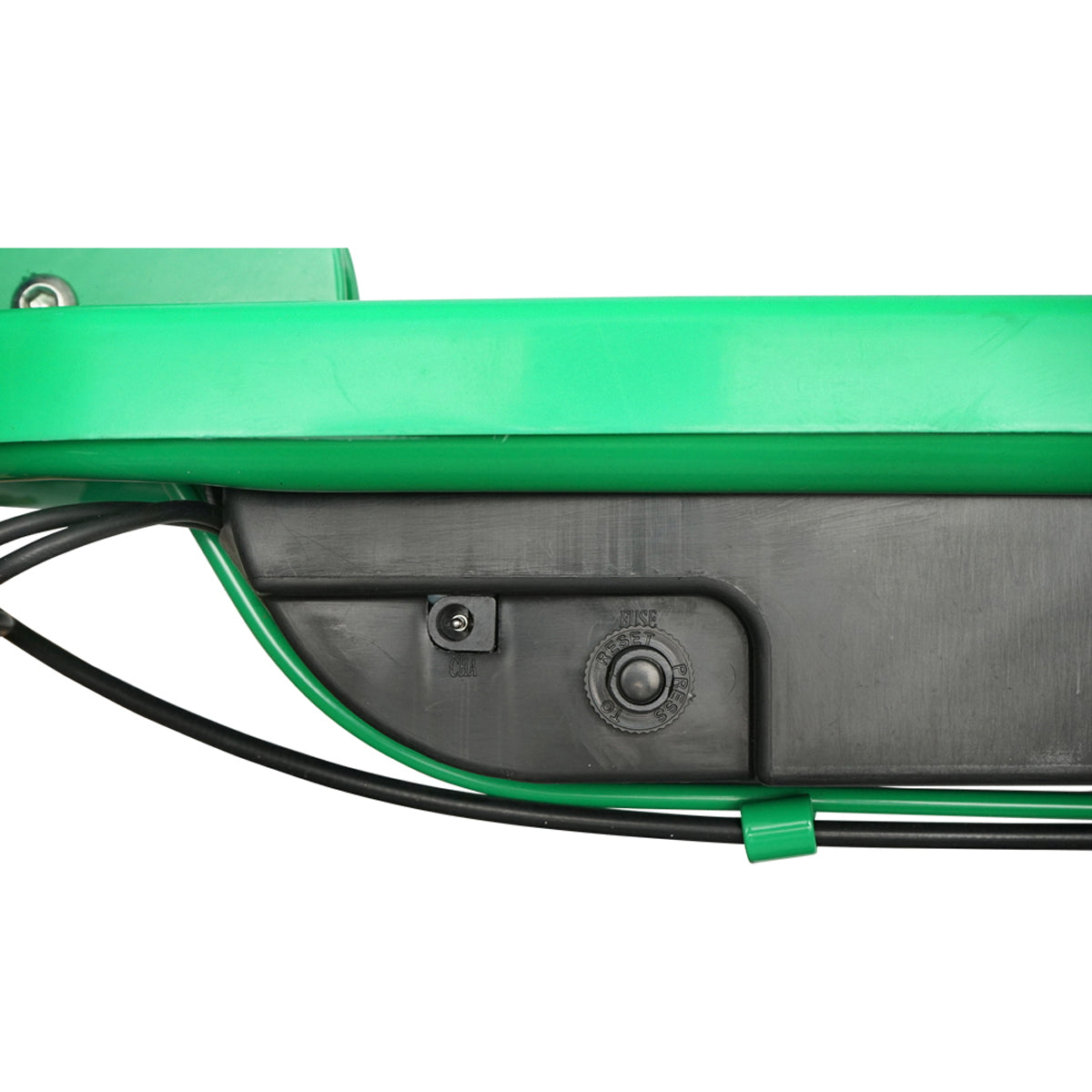 Green electric scooter 120W 24V 4.5Ah for children, maximum weight 65Kg, maximum speed 12km/h Breckner Germany