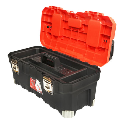 Professional tool box with aluminum handle 676x314x300mm Breckner Germany