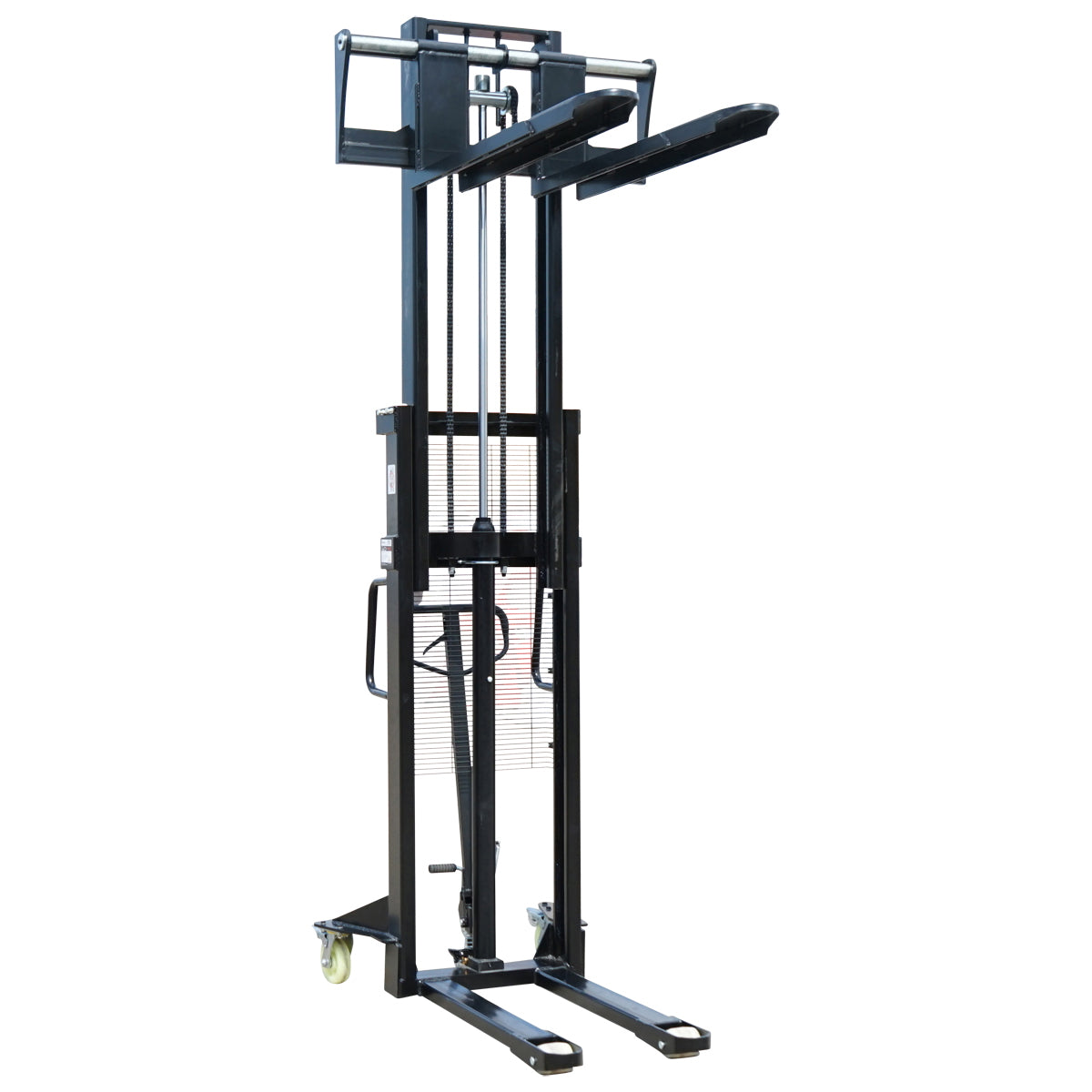 Manual pallet jack with a maximum load of 1.5T, lift height 2500mm, forks 1150mm Breckner Germany
